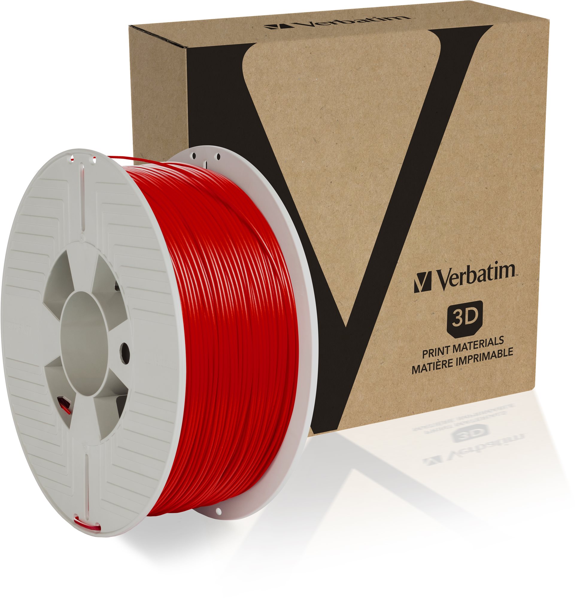 Červený filament Verbatim PLA 1.75mm 1kg