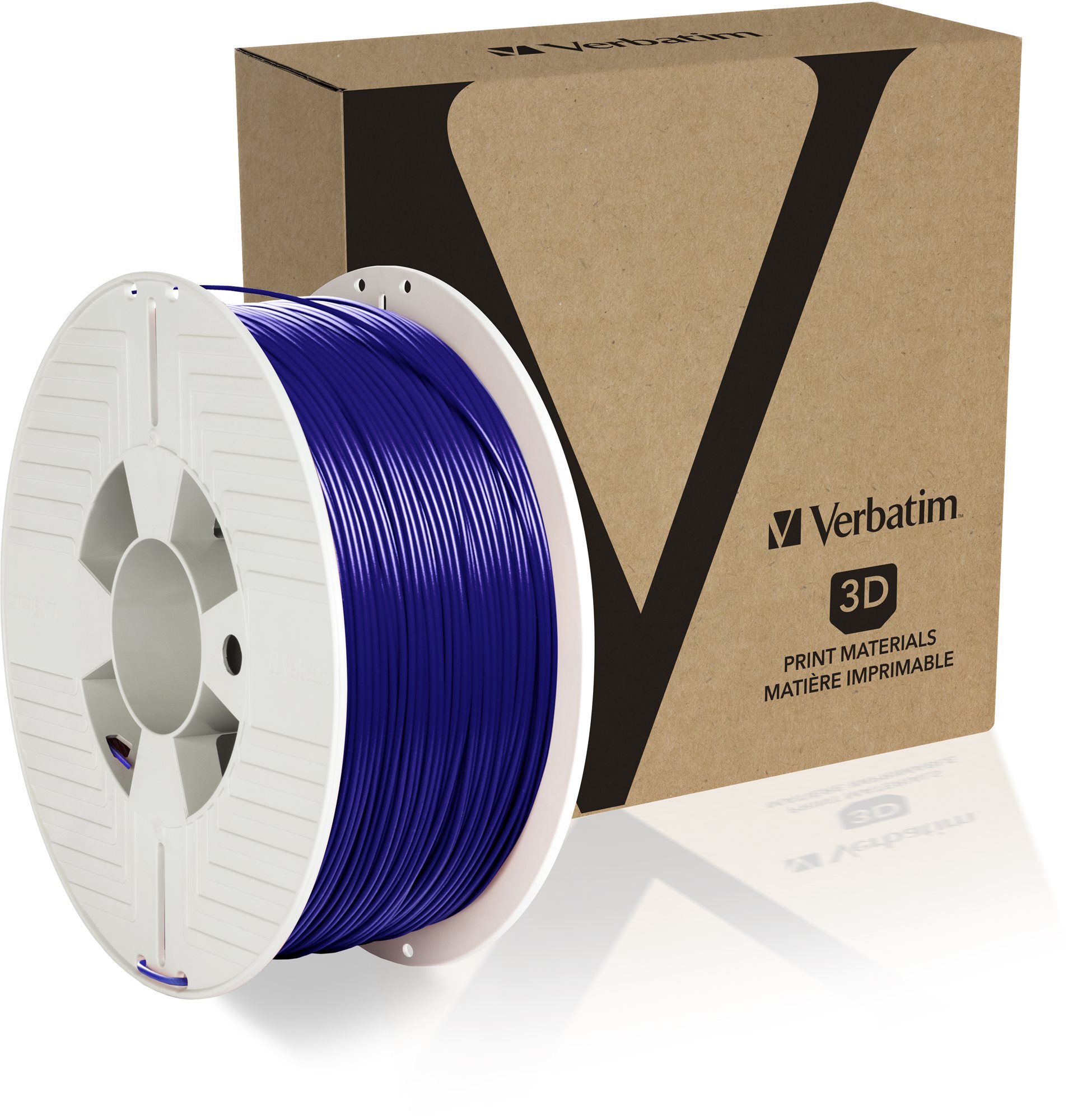 Modrý PLA filament Verbatim 1.75mm 1kg