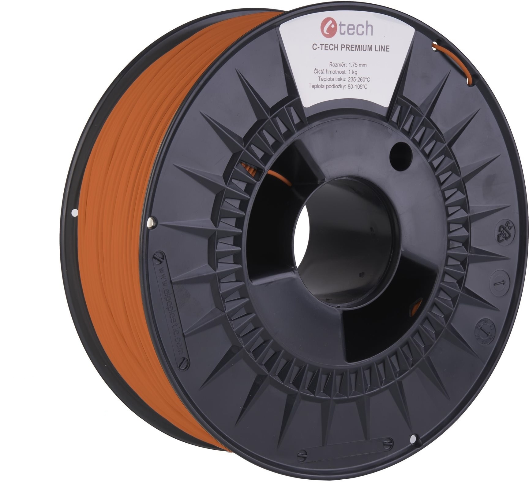 C-TECH filament PREMIUM LINE ABS žlutooranžová RAL2000