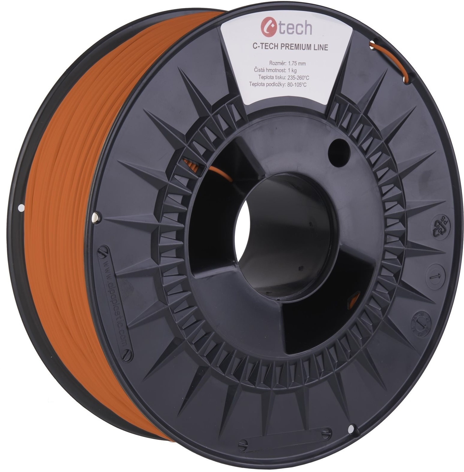C-TECH filament PREMIUM LINE ASA žlutooranžová RAL2000