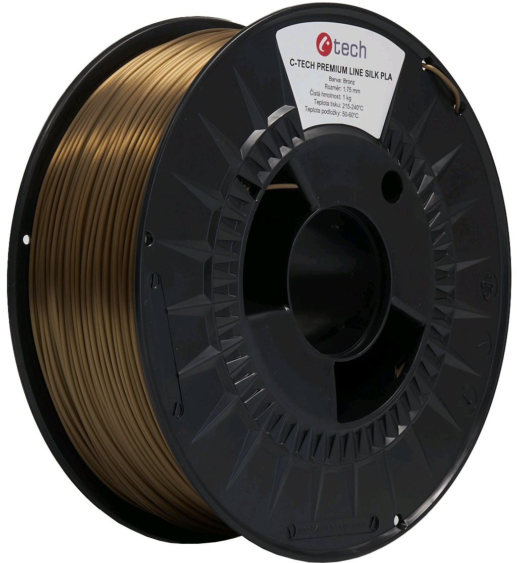 C-TECH filament PREMIUM LINE PLA Silk bronz
