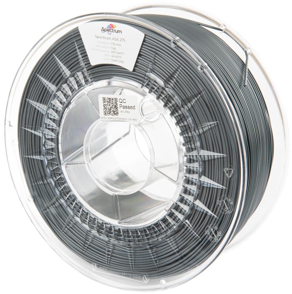 Filament Spectrum ASA 275 1.75mm Dark Grey 1kg
