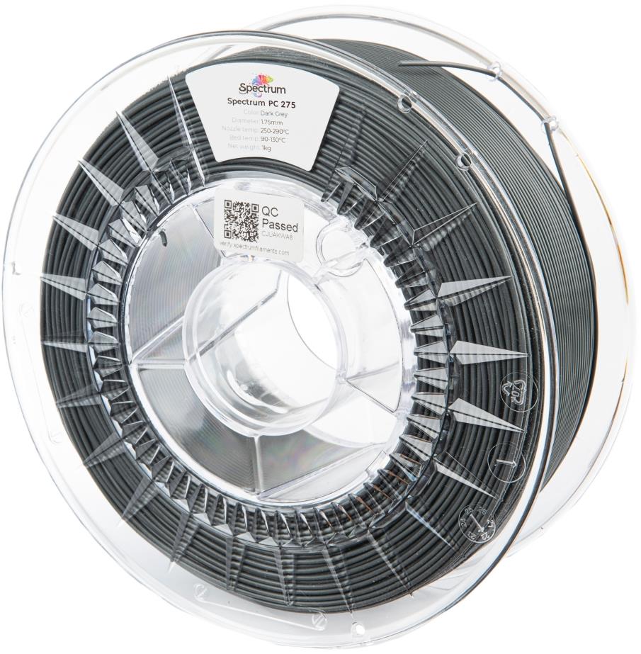 Filament Spectrum PC 275 1.75mm Iron Grey 1kg