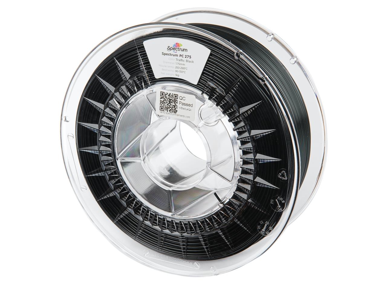Filament Spectrum PC 275 1.75mm Traffic Black 1kg