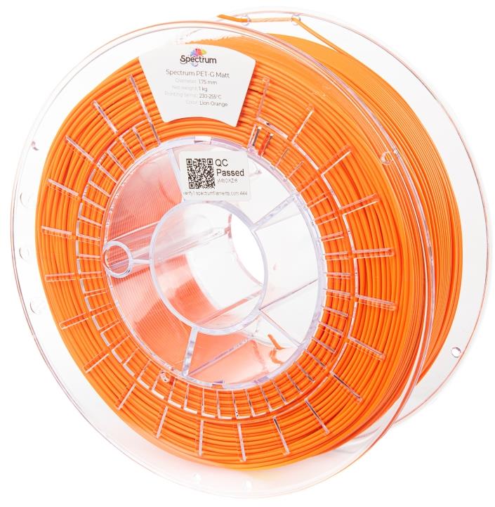 Filament Spectrum PET-G Matt 1.75mm Lion Orange 1kg