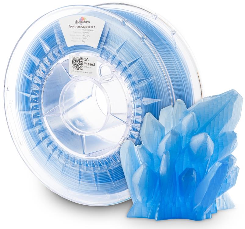 Filament Spectrum PLA Crystal 1.75mm Blue Horizon 1kg