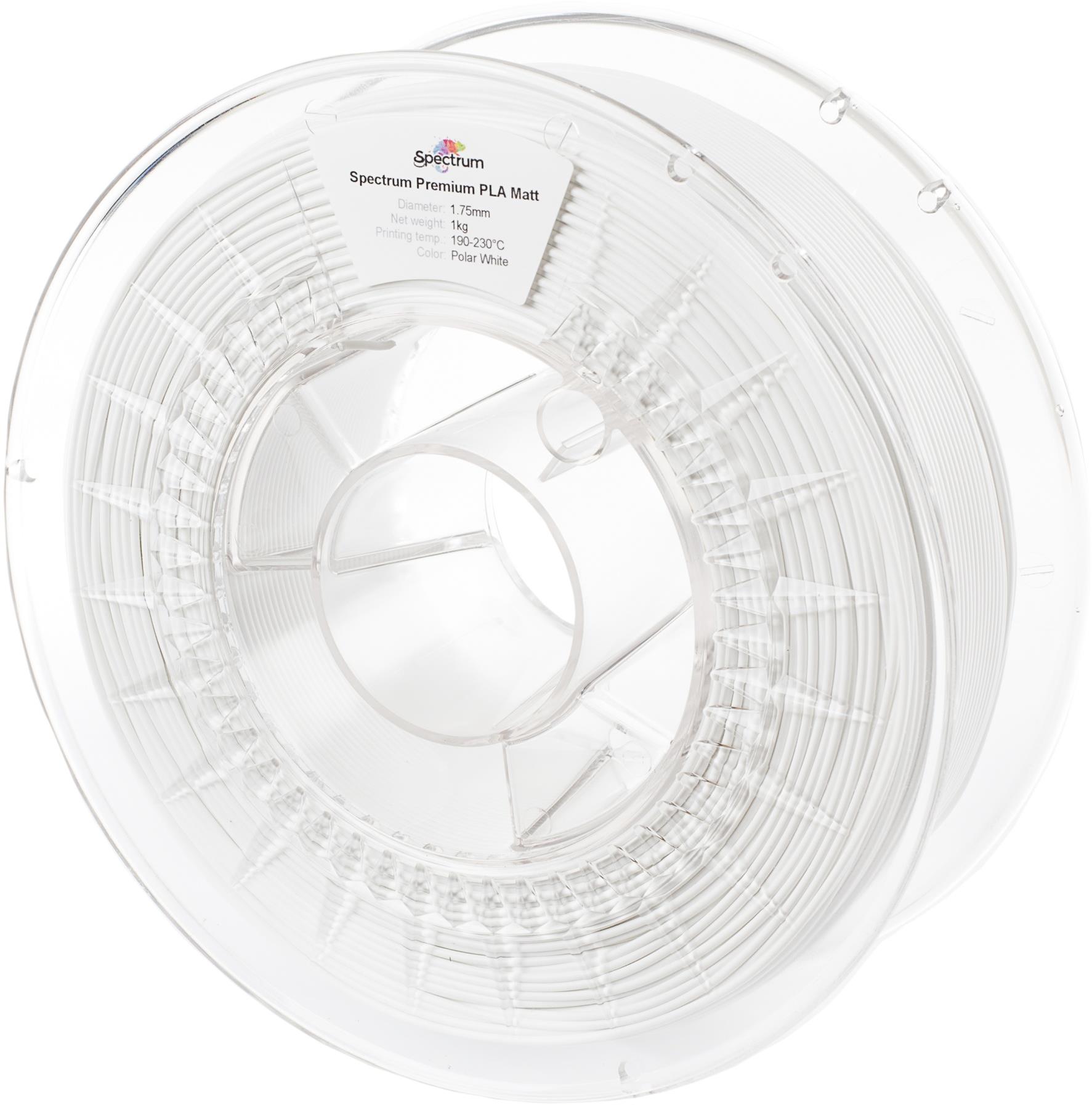 Filament Spectrum PLA Matt 1.75mm Polar White 1kg