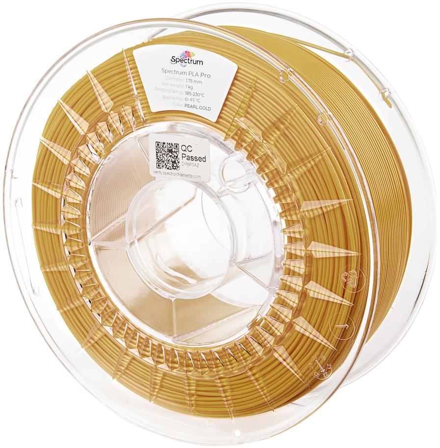 Filament Spectrum PLA Pro 1.75mm Pearl Gold 1kg