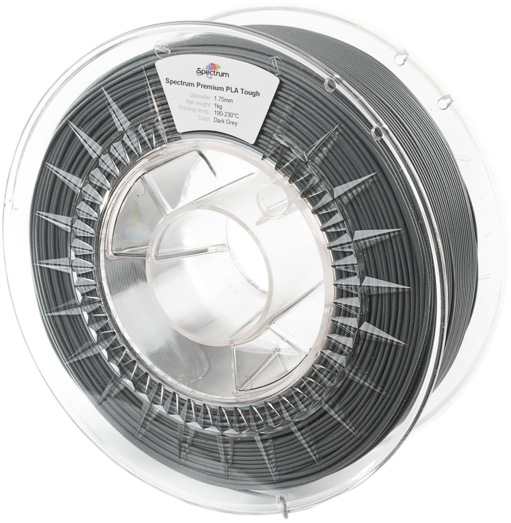 Filament Spectrum PLA Tough 1.75mm Dark Grey 1kg