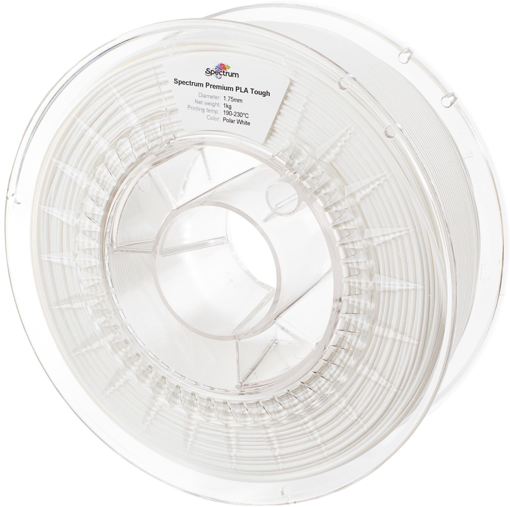 Filament Spectrum PLA Tough 1.75mm Polar White 1kg
