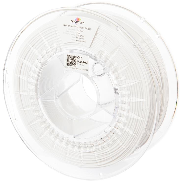 Filament Spectrum Premium PCTG 1.75mm Arctic White 1kg