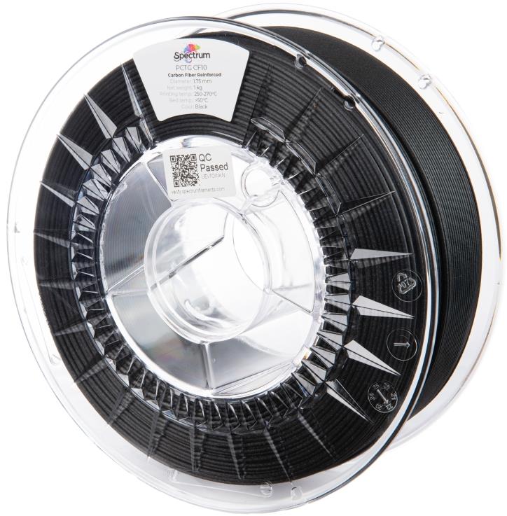 Filament Spectrum Premium PCTG CF10 1.75mm Black 1kg