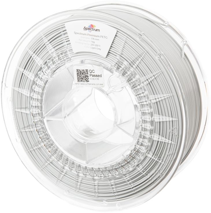 Filament Spectrum Premium PET-G 1.75mm Light Grey 1kg