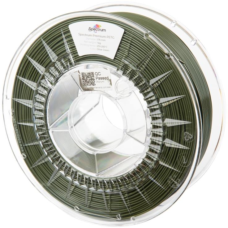 Filament Spectrum Premium PET-G 1.75mm Olive Green 1kg