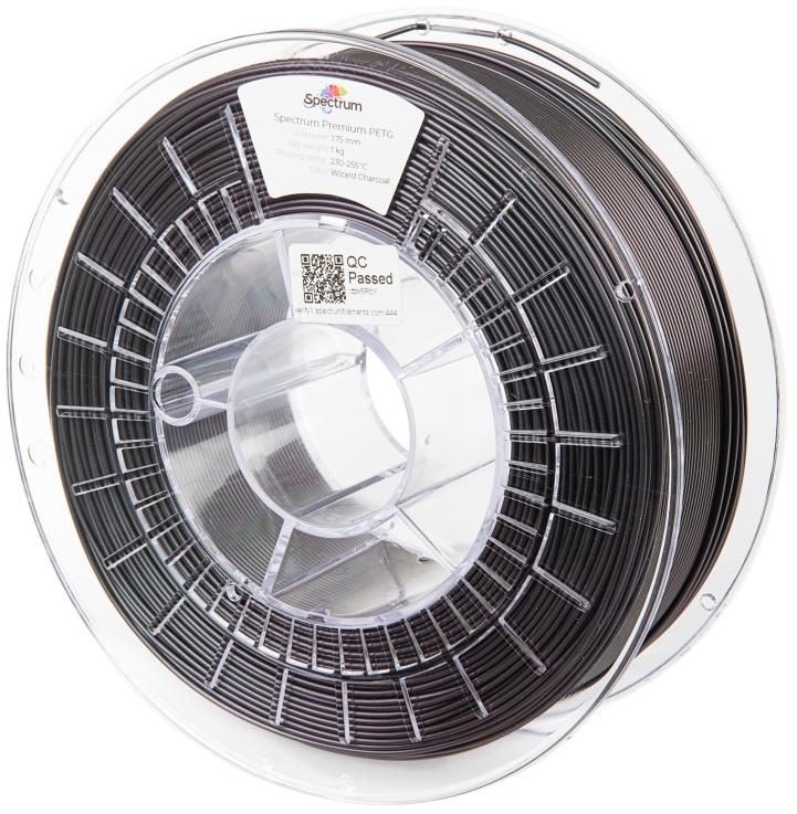 Filament Spectrum Premium PET-G 1.75mm Wizard Charcoal 1kg