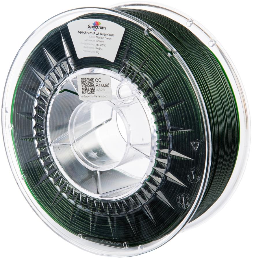 Filament Spectrum Premium PLA 1.75mm Flipflop Green 1kg