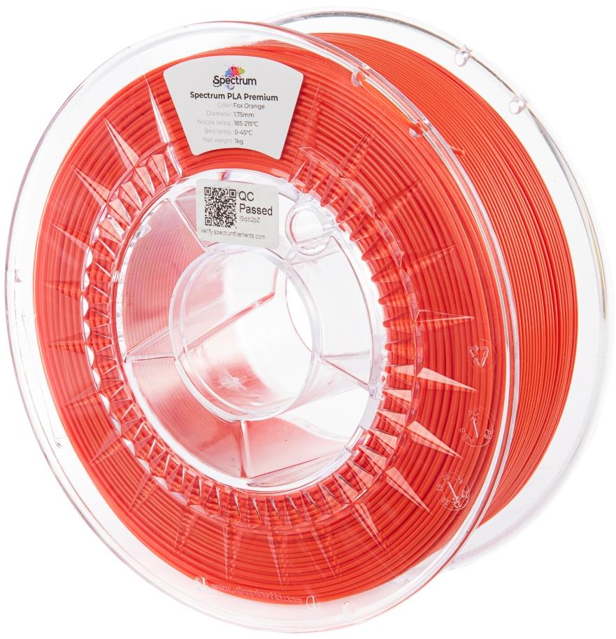 Filament Spectrum Premium PLA 1.75mm Fox Orange 1kg