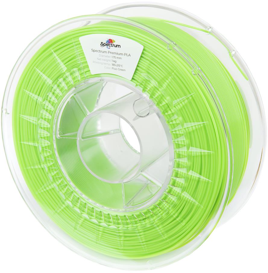 Filament Spectrum Premium PLA 1.75mm Fluorescent Green 1kg