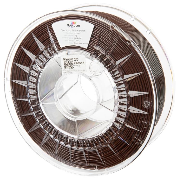Filament Spectrum Premium PLA 1.75mm Chocolate Brown 1kg