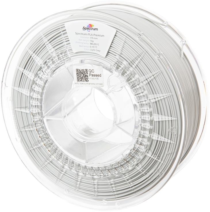 Filament Spectrum Premium PLA 1.75mm Light Grey 1kg