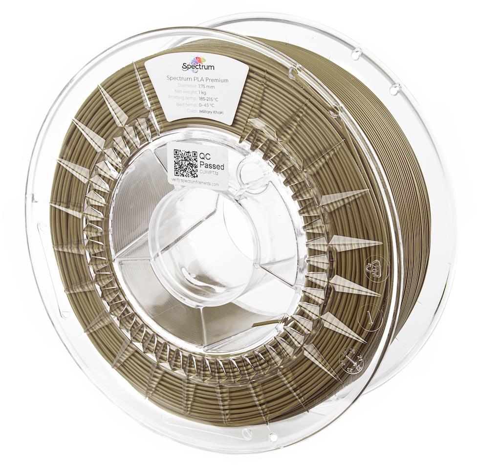 Filament Spectrum Premium PLA 1.75mm Military Khaki 1kg