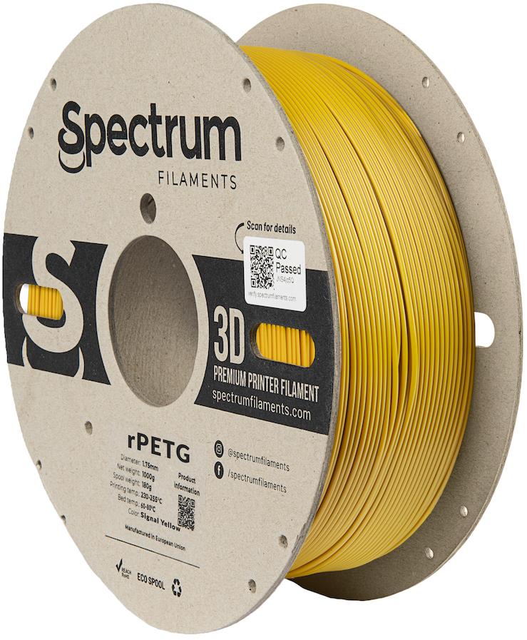 Filament Spectrum rPETG 1.75mm Signal Yellow 1kg