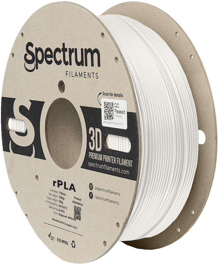 Filament Spectrum R-PLA 1.75mm Signal White 1kg