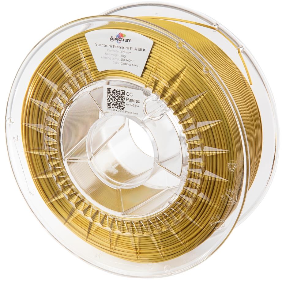 Filament Spectrum Silk PLA 1.75mm Glorious Gold 1kg