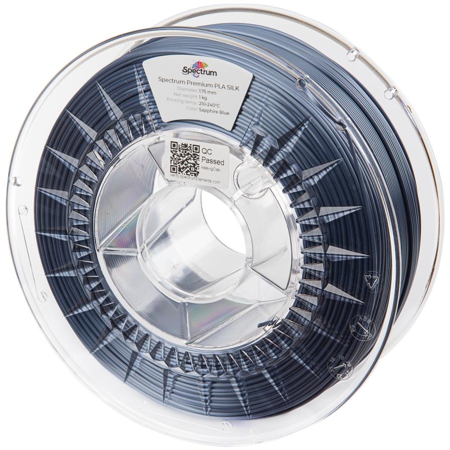 Filament Spectrum Silk PLA 1.75mm Sapphire Blue 1kg