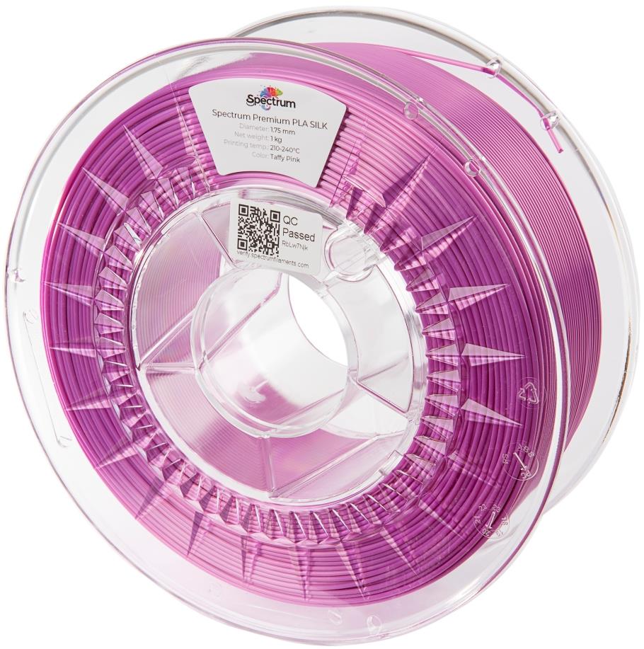 Filament Spectrum Silk PLA 1.75mm Taffy Pink 1kg