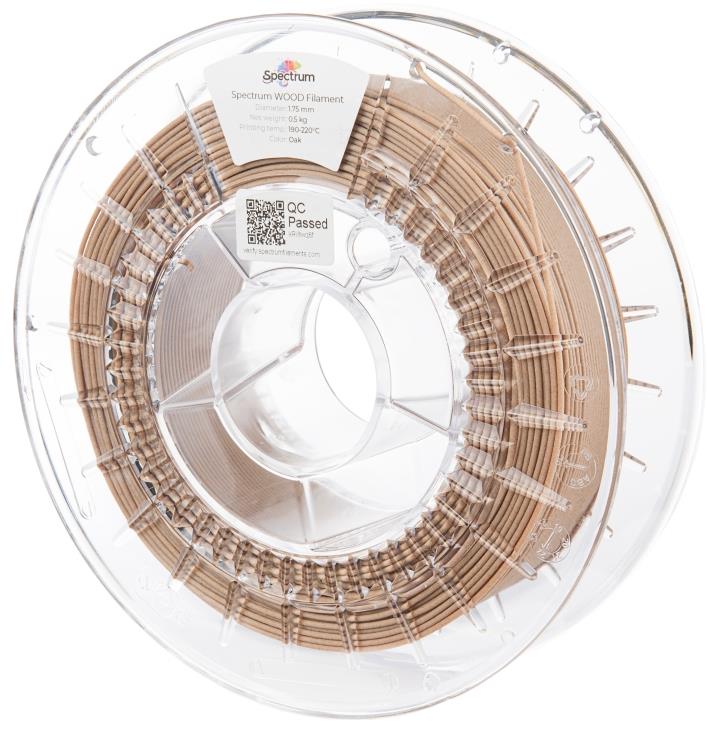Filament Spectrum Wood 1.75mm Oak 0.5kg