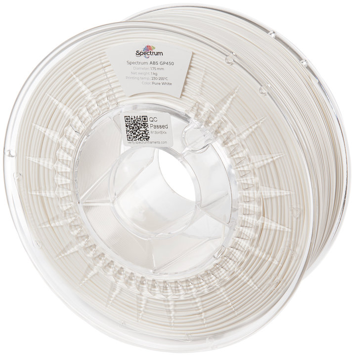 Filament Spectrum ABS GP450 1.75mm Pure White 1kg