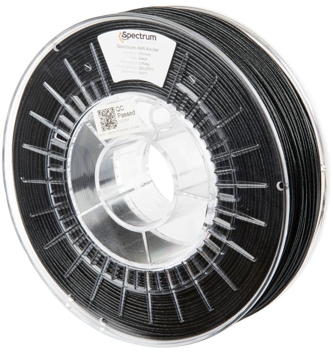 Filament Spectrum ABS Kevlar 1.75mm Black 0.75kg