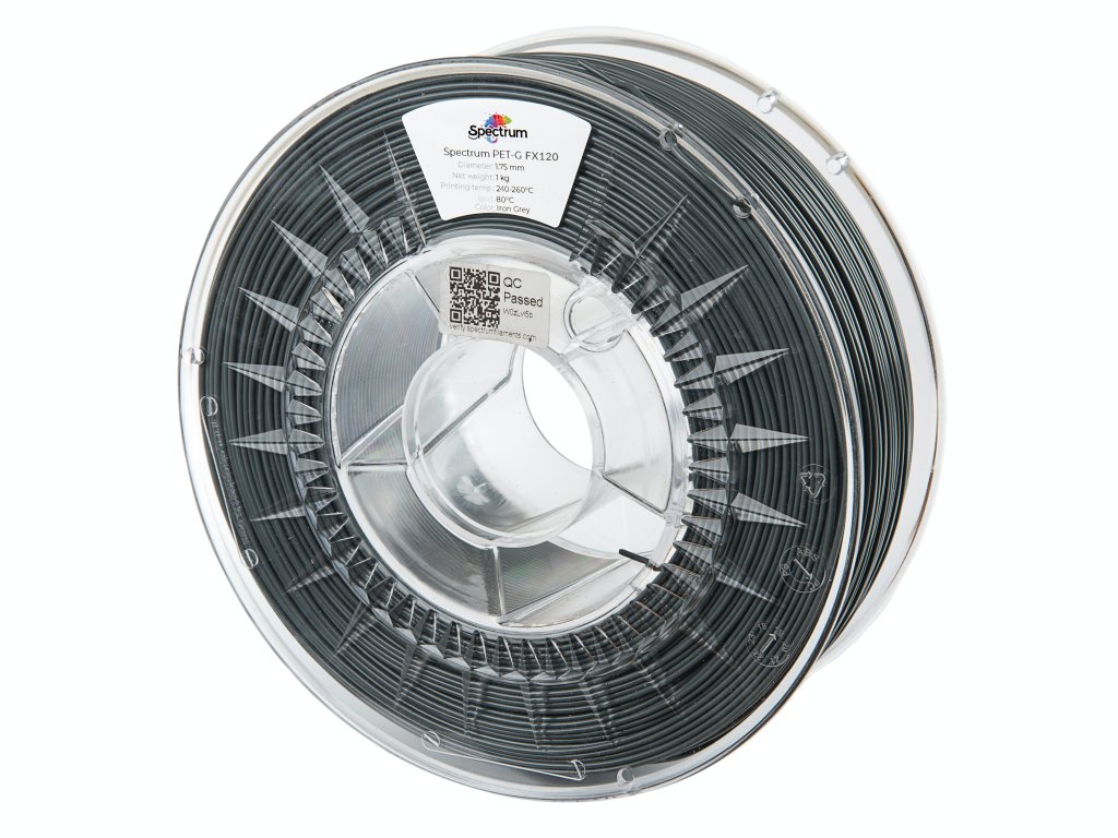 Filament Spectrum PET-G FX120 1.75mm Iron Grey 1kg