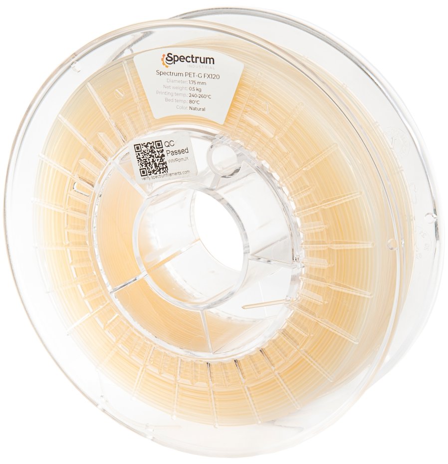 Filament Spectrum PET-G FX120 1.75mm Naturalural 0.5kg