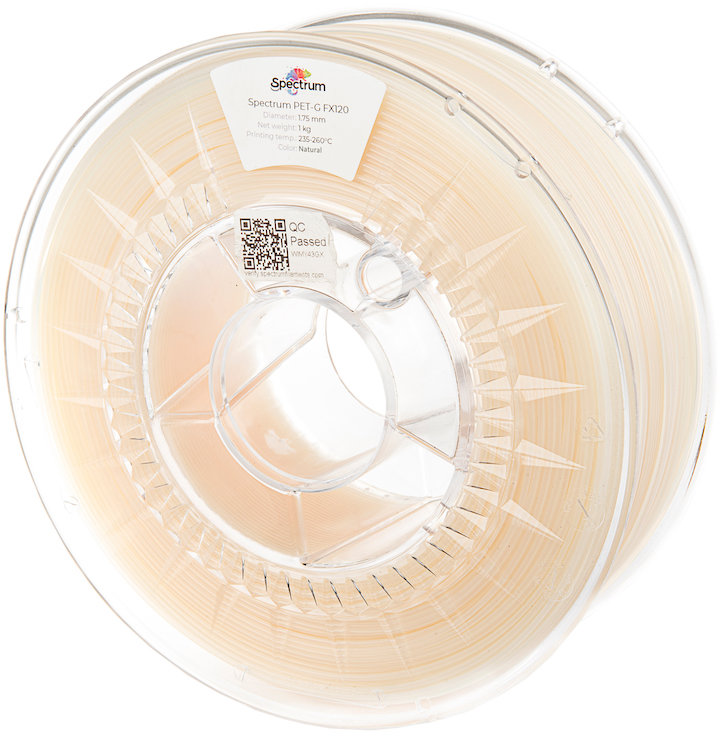 Filament Spectrum PET-G FX120 1.75mm Naturalural 1kg