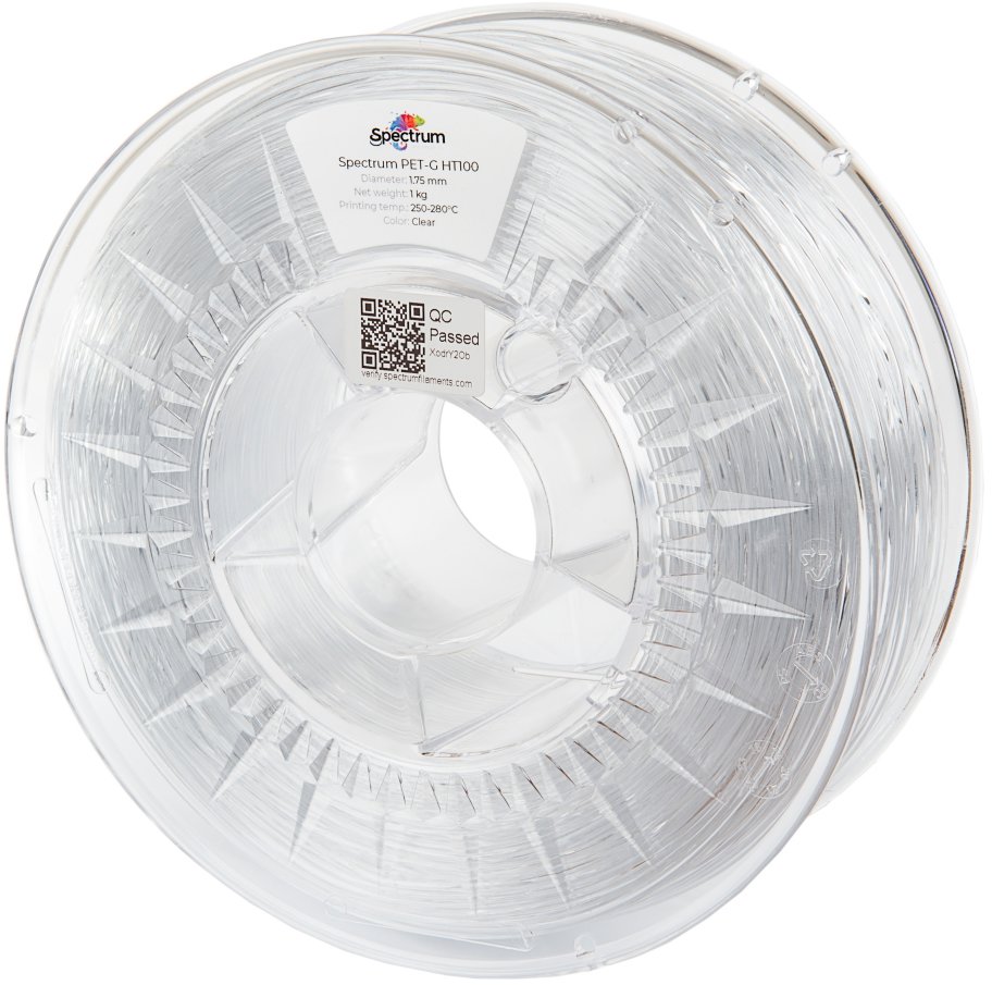 Filament Spectrum PET-G HT100 1.75mm CLEAR 1kg