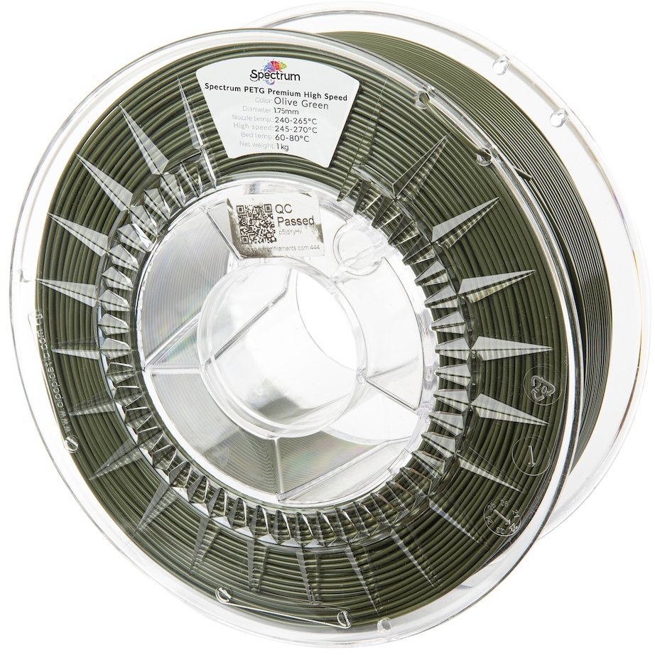 Filament Spectrum PETG Premium High Speed 1.75mm Olive Green 1kg