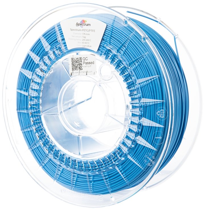 Filament Spectrum PET-G/PTFE 1.75mm Light Blue 1kg