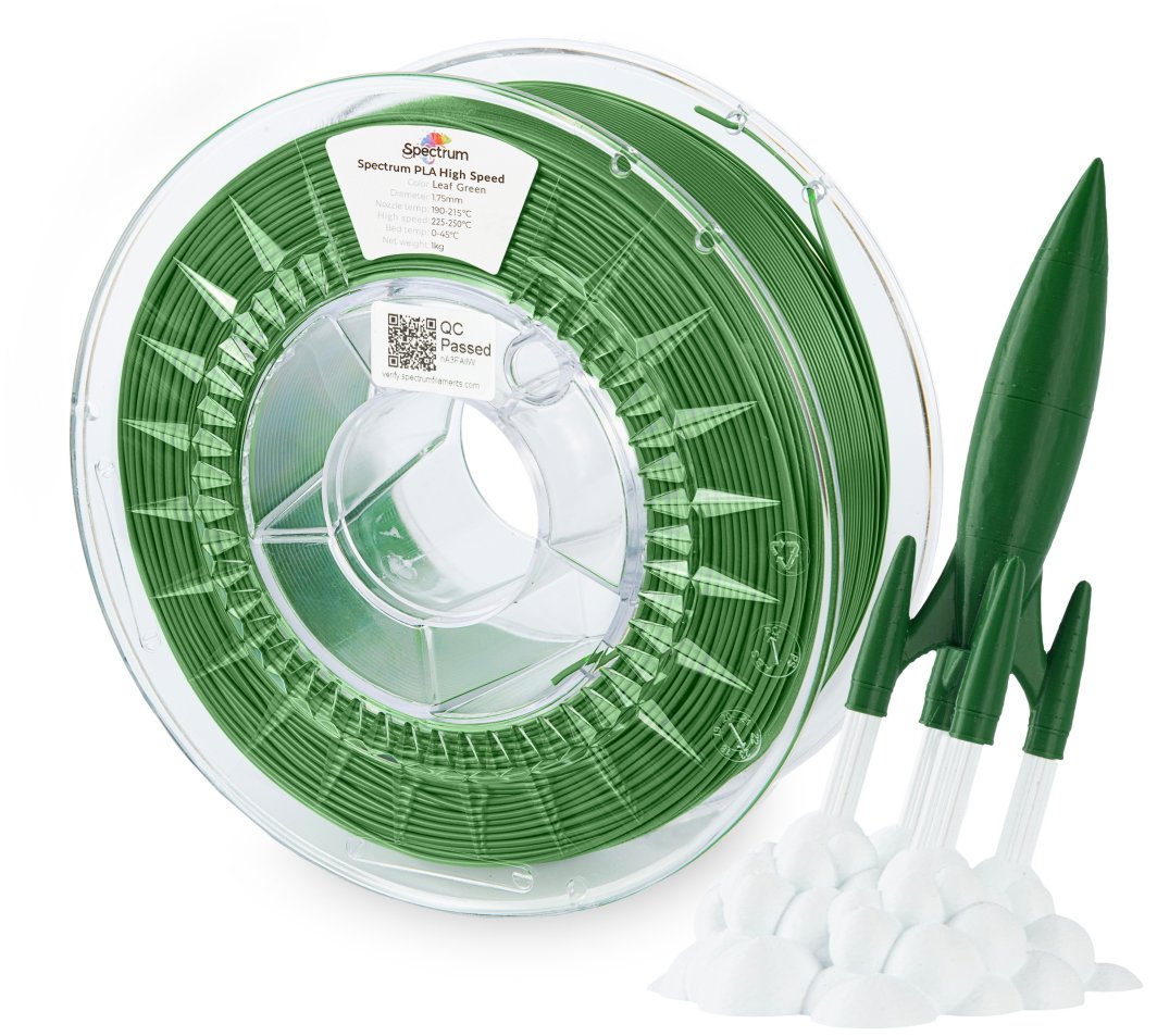 Filament Spectrum PLA High Speed 1.75mm Leaf Green 1kg