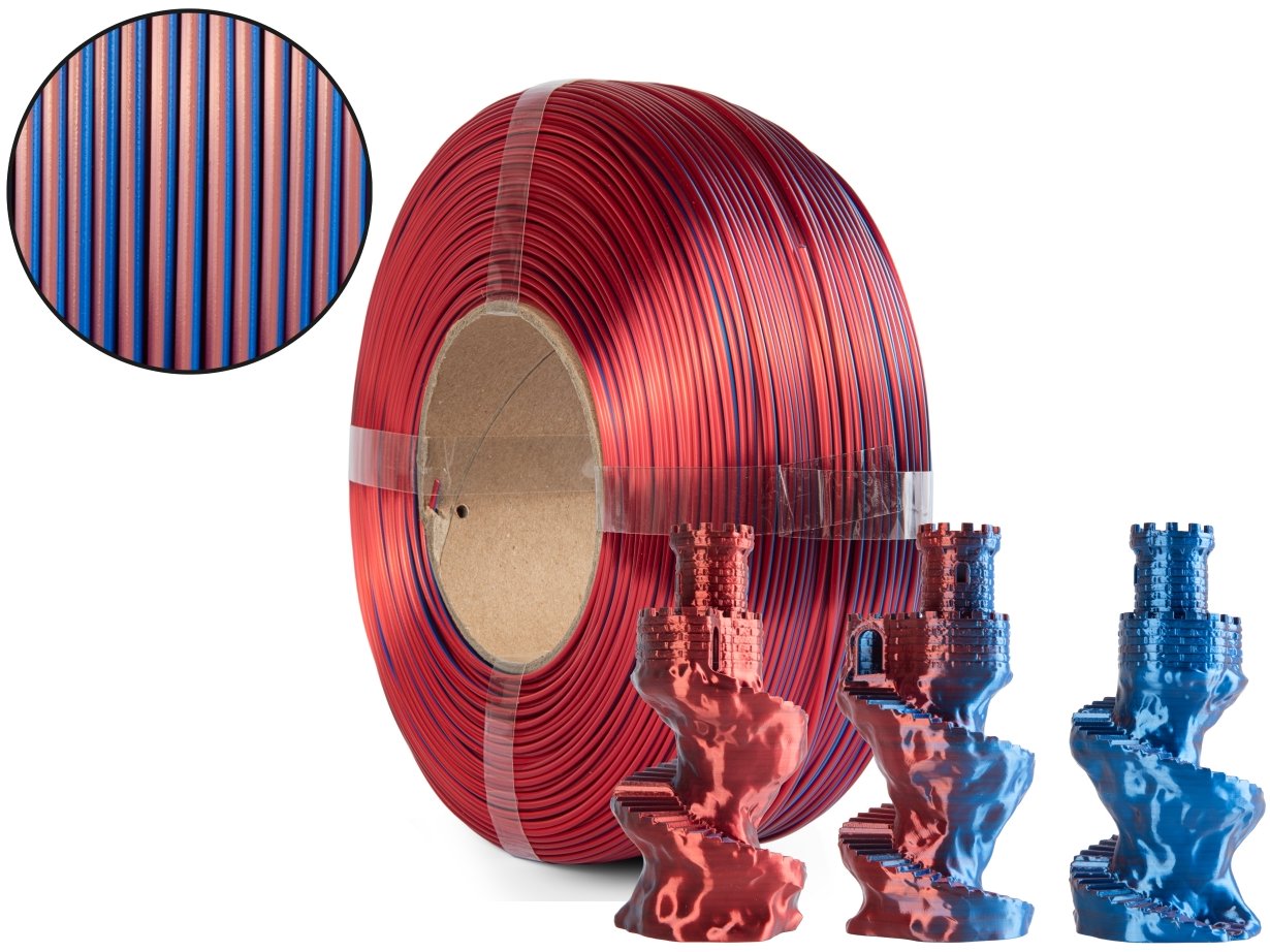 Filament Spectrum ReFill PLA Magic SILK 1.75mm Fire & Ice 1kg