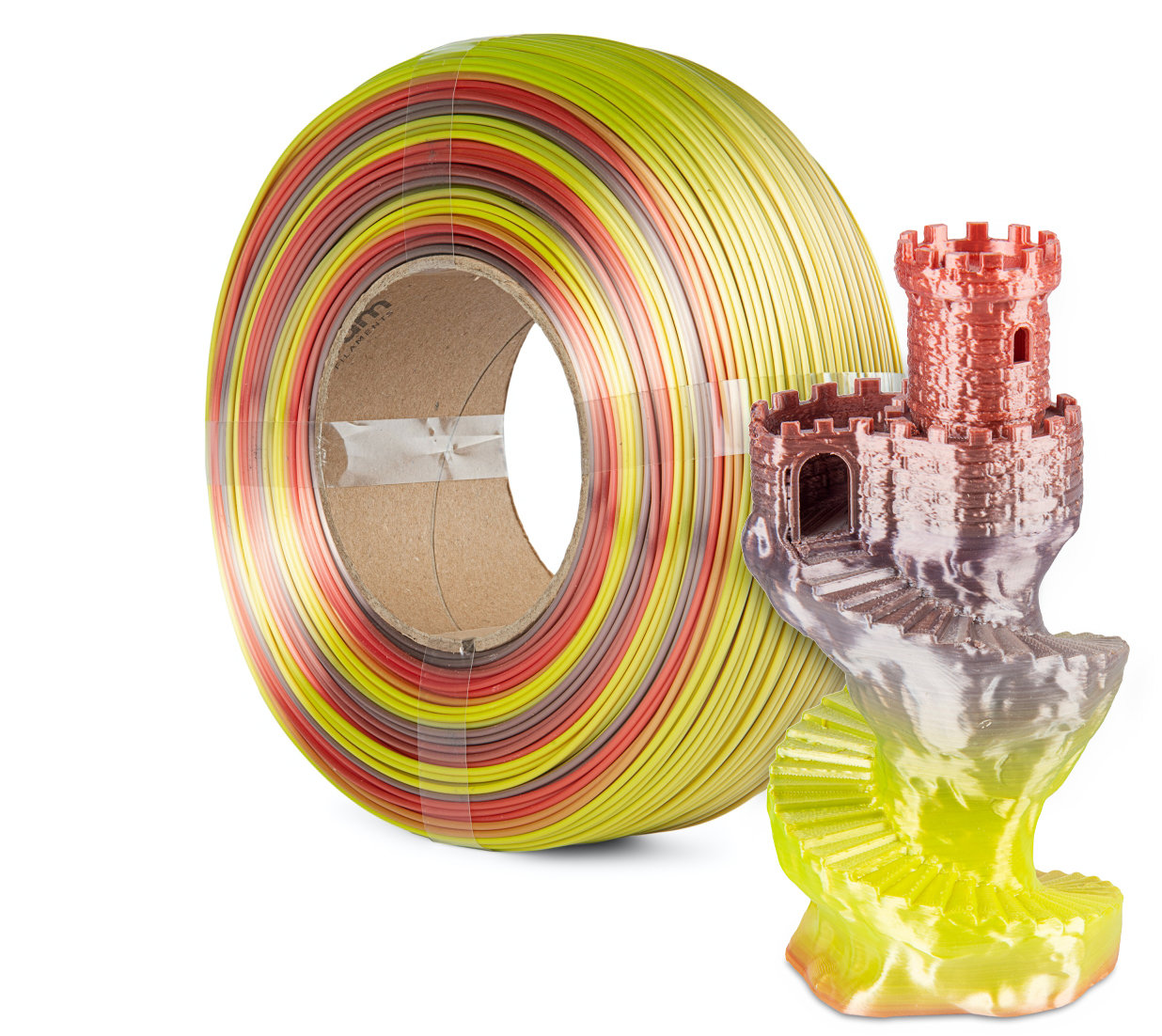 Filament Spectrum ReFill PLA SILK Rainbow 1.75mm Earth Blend 1kg