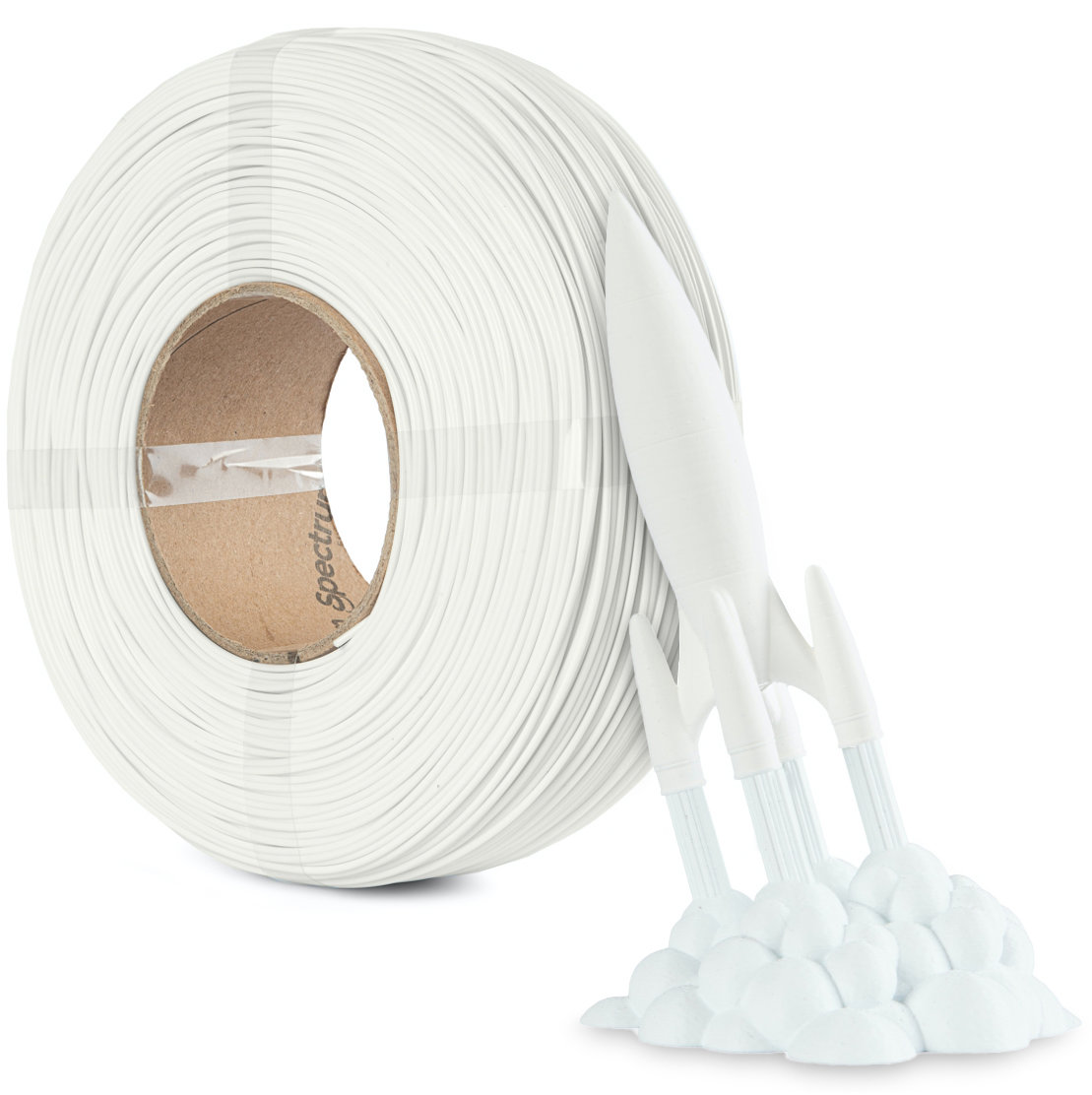 Filament Spectrum ReFill Premium PLA High Speed 1.75mm Signal White 1kg