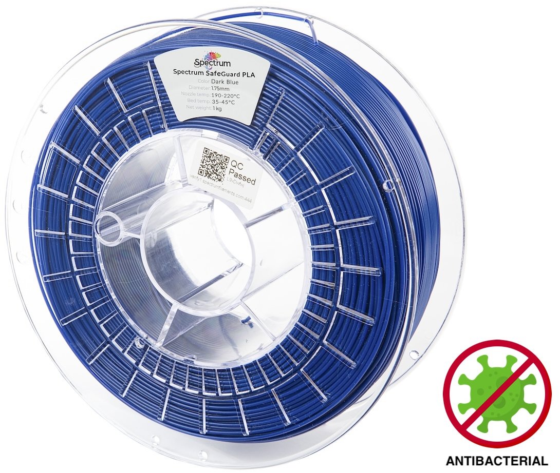 Filament Spectrum SafeGuard PLA 1.75mm Dark Blue 1kg
