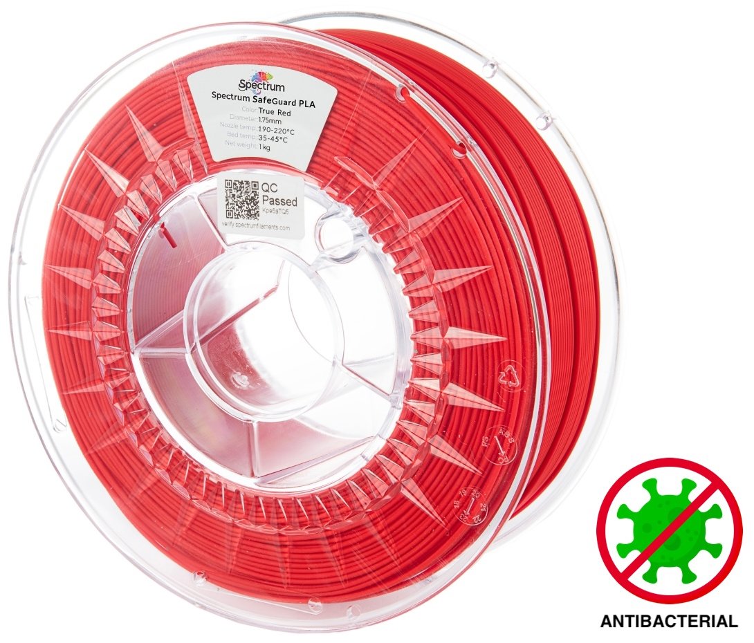 Filament Spectrum SafeGuard PLA 1.75mm True Red 1kg