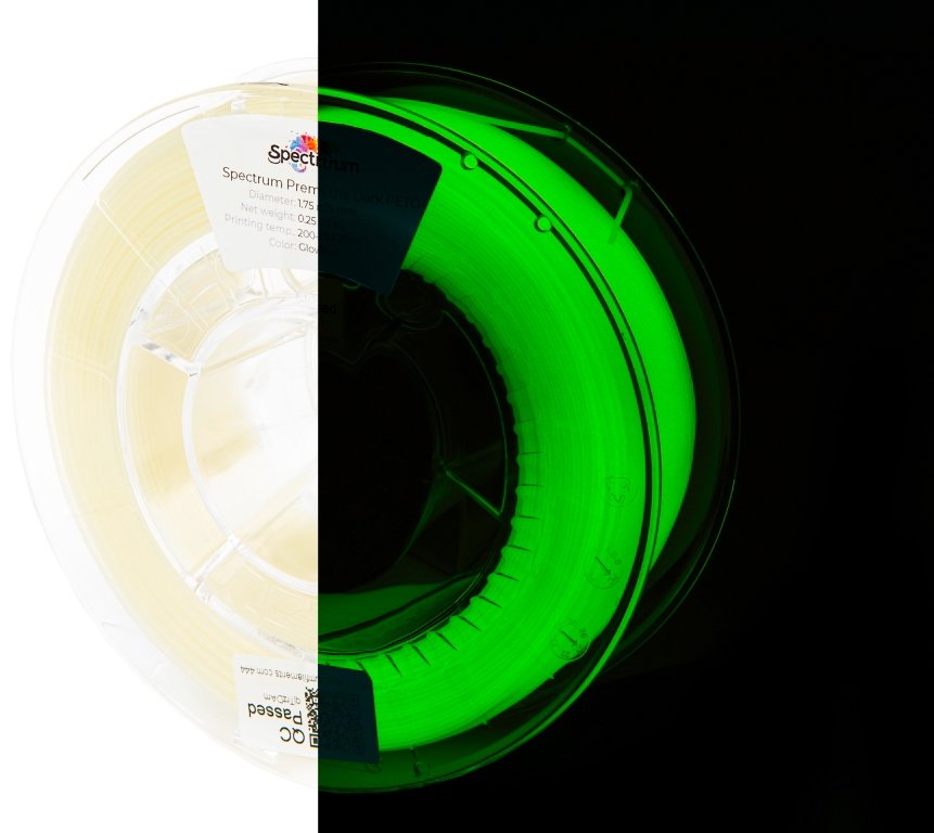 Filament Spectrum S-Flex 90A 1.75mm Glow In The Dark 0.25kg