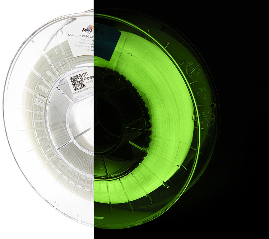 Filament Spectrum S-Flex 90A 1.75mm Glow In The Dark 0.5kg