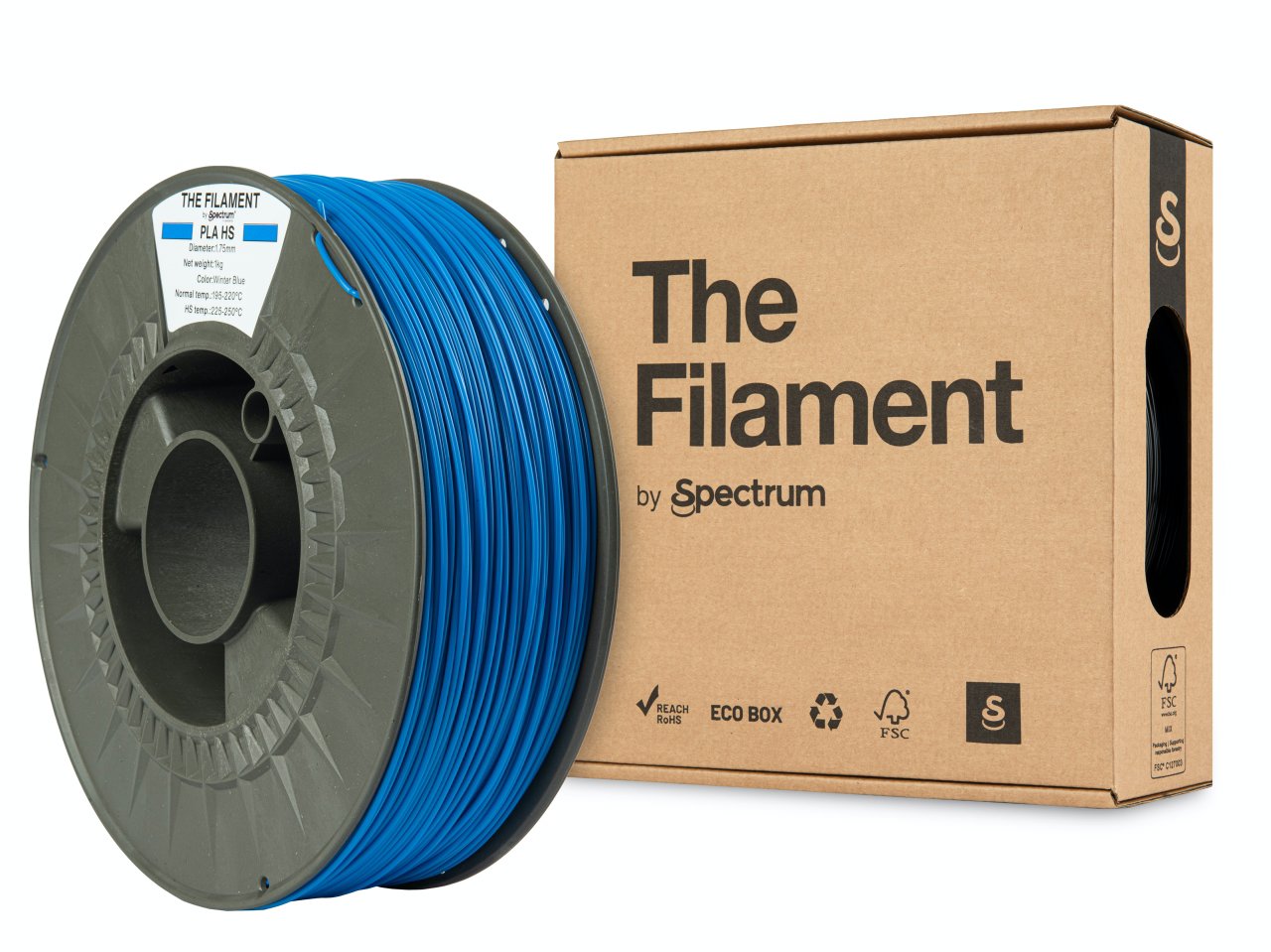 The Filament PLA HS 1.75mm Winter Blue 1kg