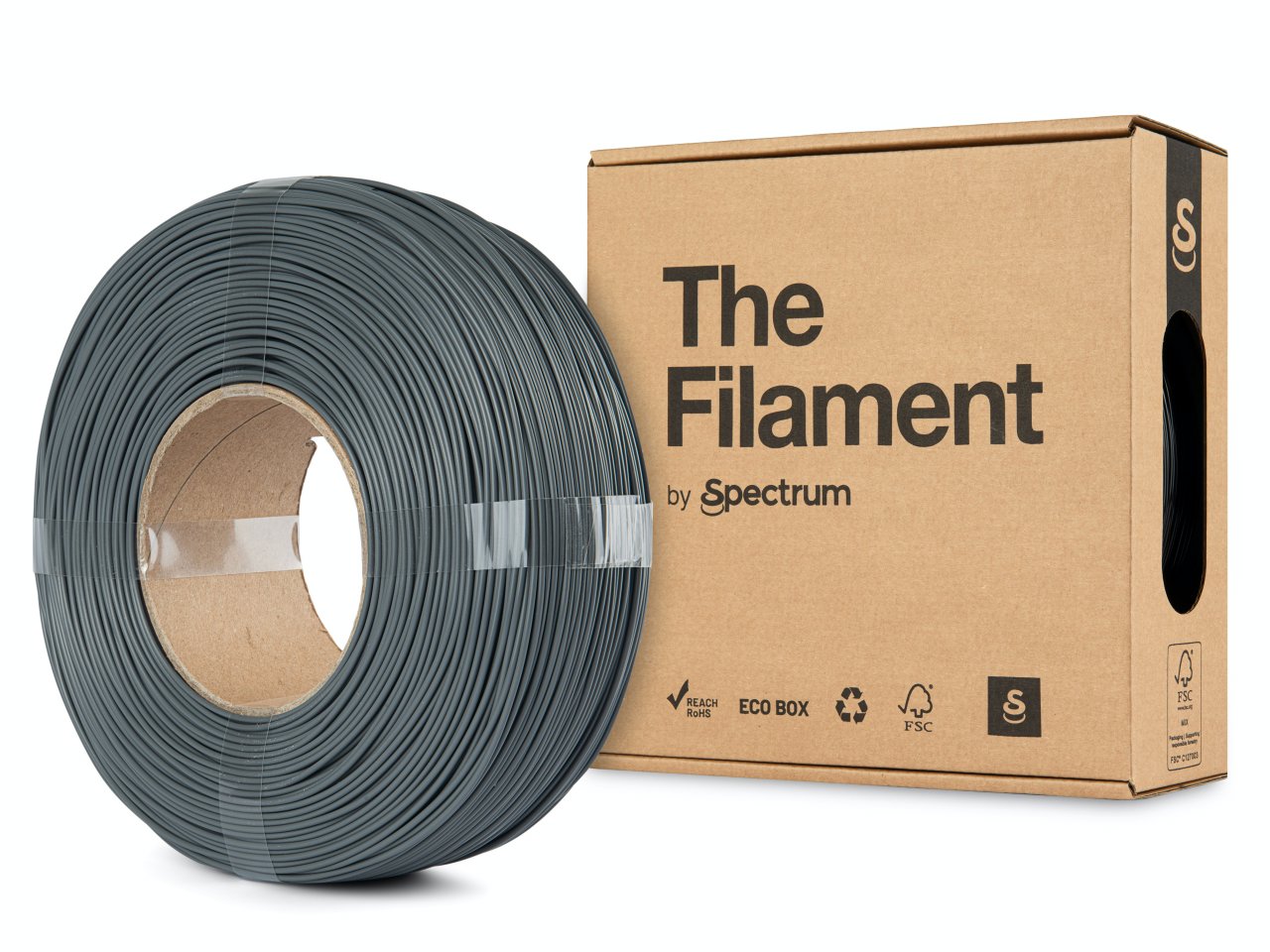 The Filament ReFill PETG 1.75mm Basalt Grey 1kg