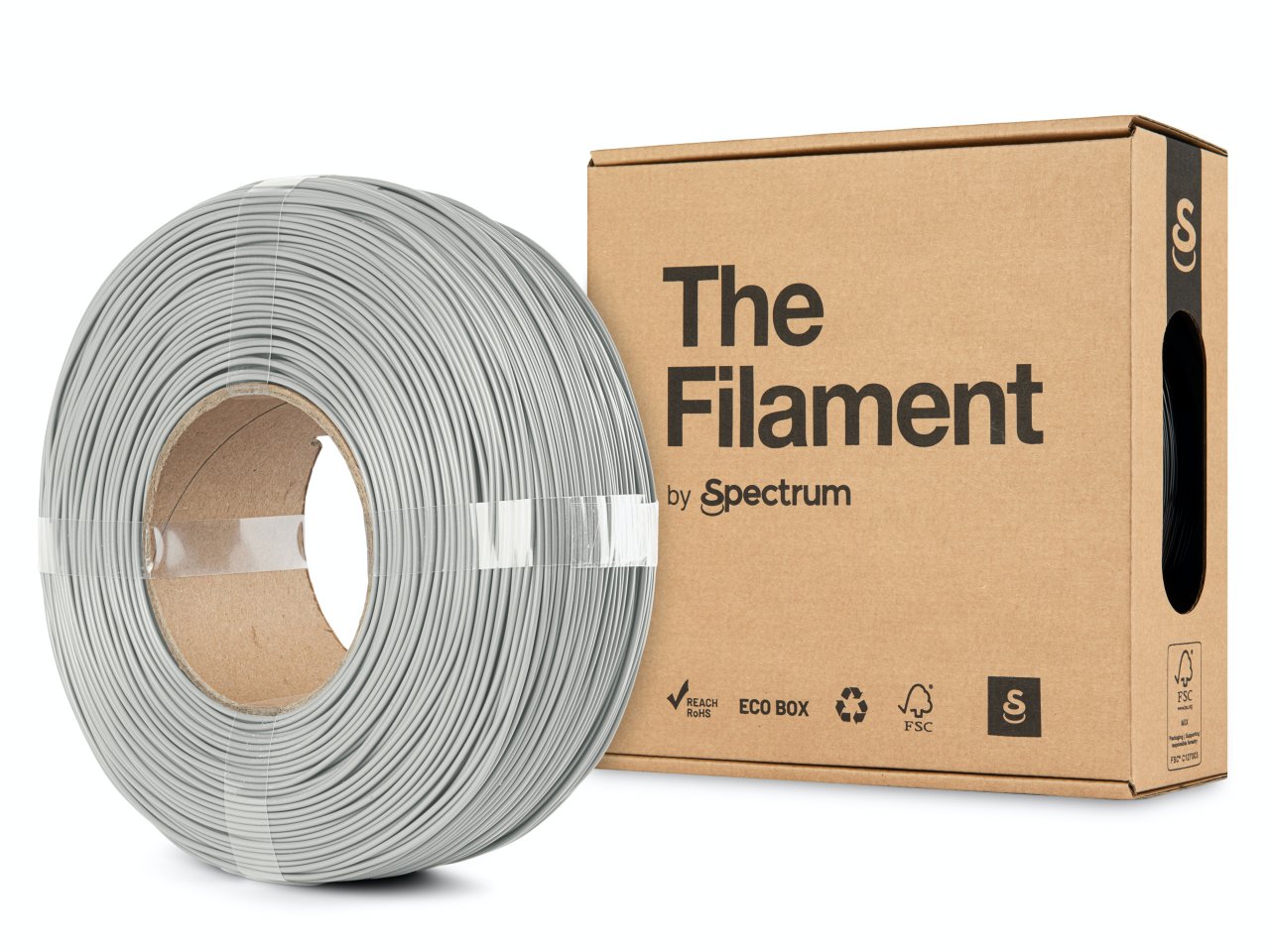 The Filament ReFill PETG 1.75mm Cloud Grey 1kg